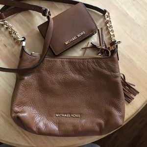 Leather cross body